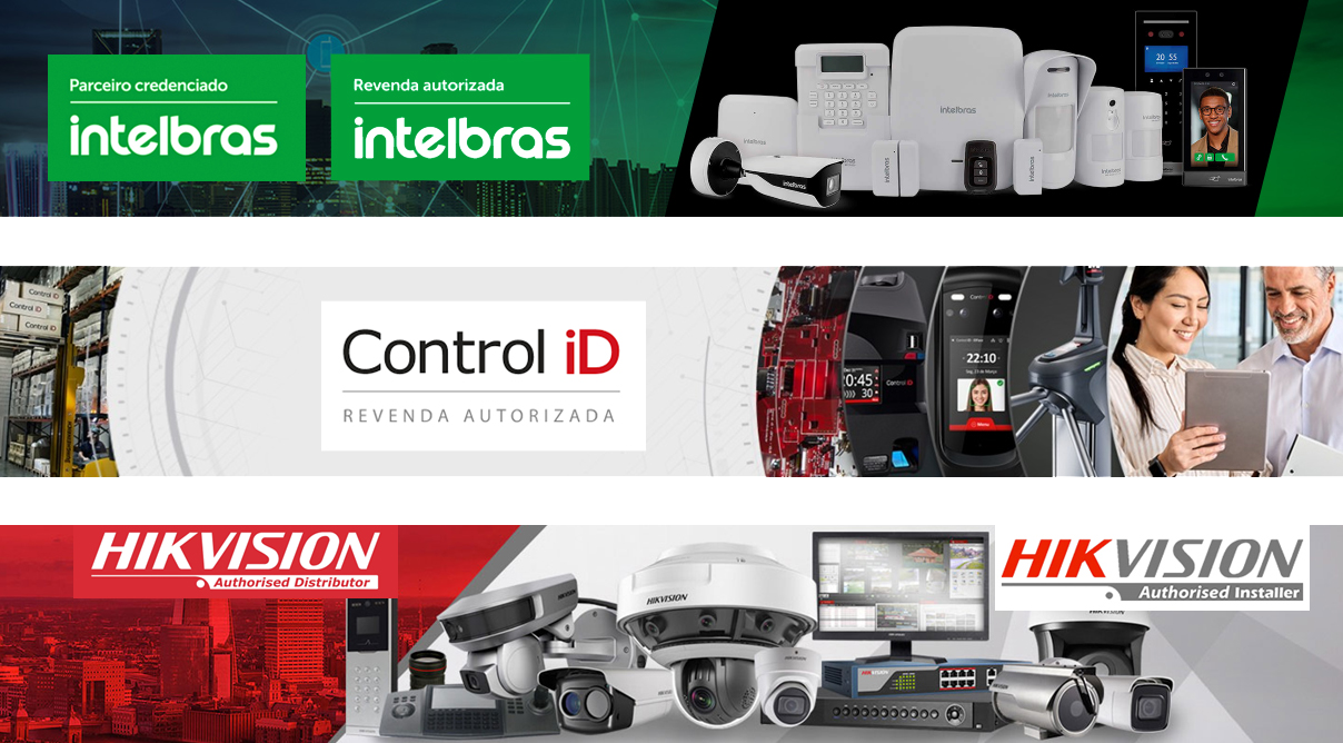 Intelbras, Contral ID e HikVison